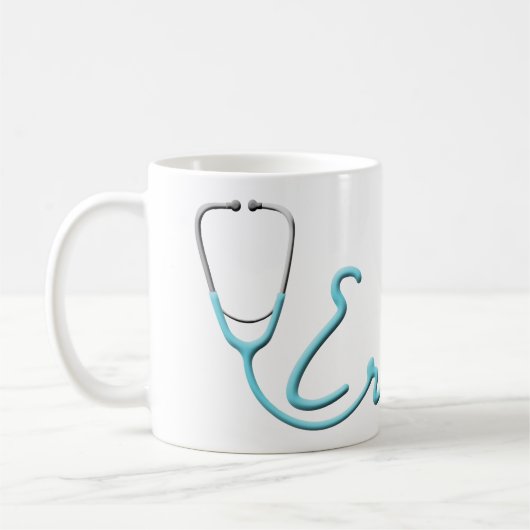 Mug Stethoscope Nom Erica (Gauche)
