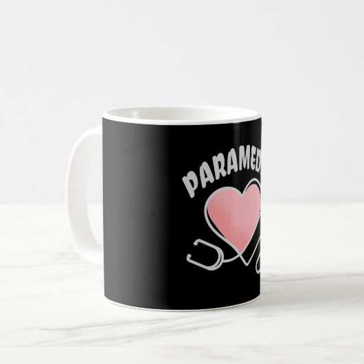 Mug Stethoscope paramétrique avec coeur (Devant gauche)