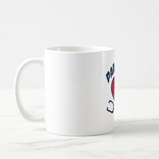Mug Stethoscope paramétrique avec coeur (Gauche)