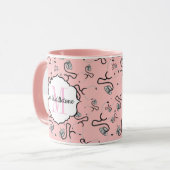 Mug Stéthoscopes Médicales pour les médecins de nom ro (Devant gauche)