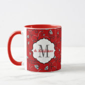 Mug Stéthoscopes Médicales rouges pour le nom des méde (Gauche)