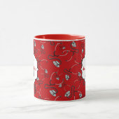 Mug Stéthoscopes Médicales rouges pour le nom des méde (Centre)
