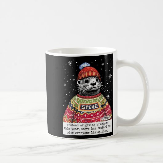 Mug Steve Otter Instead Of Giving This Year (Droite)