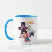 Mug Steven Universe | Crystal Gem Group Action (Gauche)