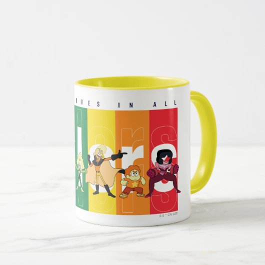 Mug Steven Universe - L'Amour Arrive Dans Toutes Les C (Devant droit)