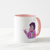 Mug Steven Universe | Portrait diamant rose (Devant droit)