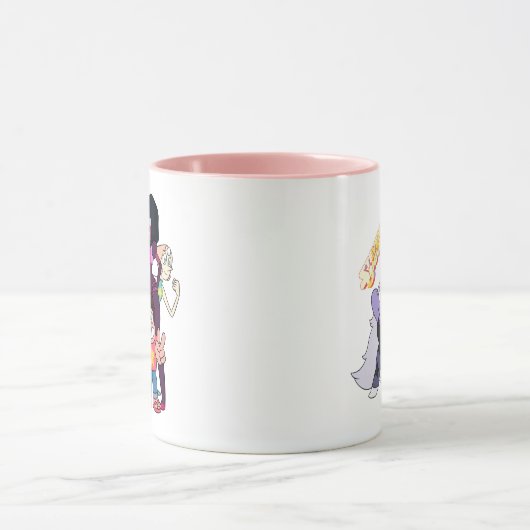 Mug Steven Universe | Pose du groupe Crystal Gem (Centre)