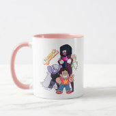 Mug Steven Universe | Pose du groupe Crystal Gem (Gauche)