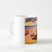 Mug Steward Beach, Galveston, Texas (Devant gauche)