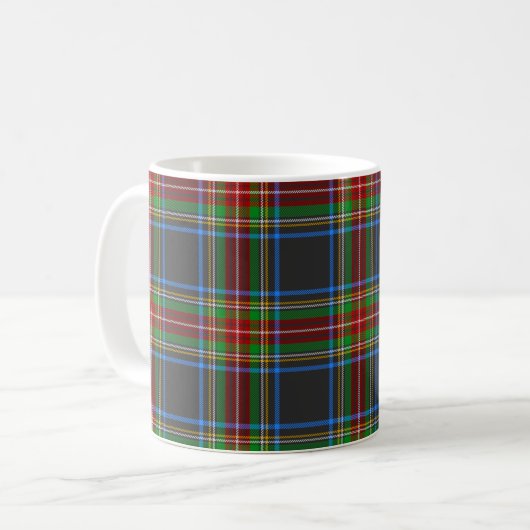Mug Stewart Stuart Clan Tartan Plaid (Devant gauche)