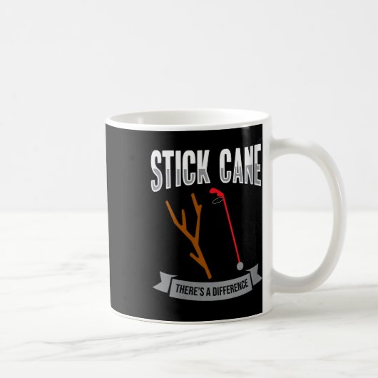 Mug Stick Cane Theres Différent - Sensibilisation à la (Droite)