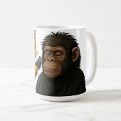 Mug Stick de chat et de gorille de refroidissement (Devant droit)