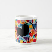 Mug Stick Figure Love : Grand Coeur et Arrière - plan  (Centre)