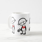 Mug Stick Man en tristesse (Devant gauche)