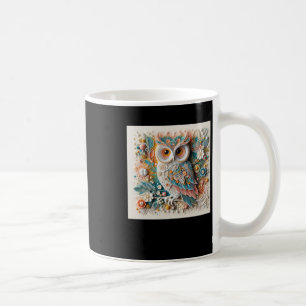 Mug Sticker 3d Owl #7