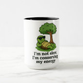 Mug Sticker à tortue cool (Centre)
