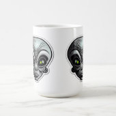 Mug Sticker Alien Art Classic Mug, 15 oz (Centre)