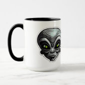 Mug Sticker Alien Art Combo Mug, 15 oz (Gauche)