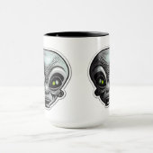 Mug Sticker Alien Art Combo Mug, 15 oz (Centre)