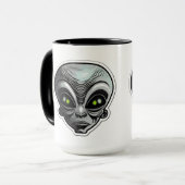 Mug Sticker Alien Art Combo Mug, 15 oz (Devant gauche)