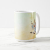 Mug Sticker Carré Peter Rabbit et Beniamin Bunny (Devant droit)
