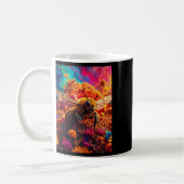 Mug Sticker De Jardin Surreal Et Abeille (Gauche)