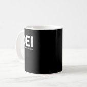 Mug Sticker Dei Diversity Equity Inclusion (Devant gauche)