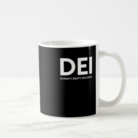 Mug Sticker Dei Diversity Equity Inclusion (Droite)