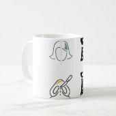 Mug Sticker en plastique de chirurgie infirmière - Sti (Devant gauche)