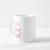 Mug Sticker Faith Hope Love (Devant gauche)
