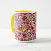 Mug Sticker Fruit Elmo & Abby Cadabby Motif (Devant gauche)