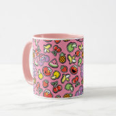 Mug Sticker Fruit Elmo & Abby Cadabby Motif (Devant gauche)