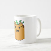 Mug Sticker Halloween Citrouille Chat (Devant droit)