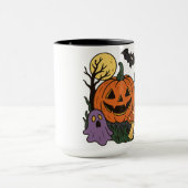 Mug Sticker Halloween éffrayant (Centre)
