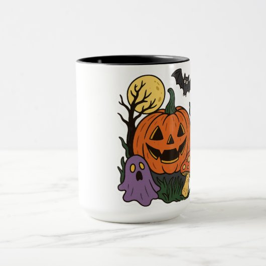 Mug Sticker Halloween éffrayant (Centre)