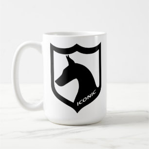 Mug Sticker Logo Iconic Dobermans