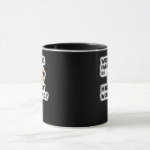 Mug Sticker Mème Drôle Travaillant Dur Ou Difficile (Centre)