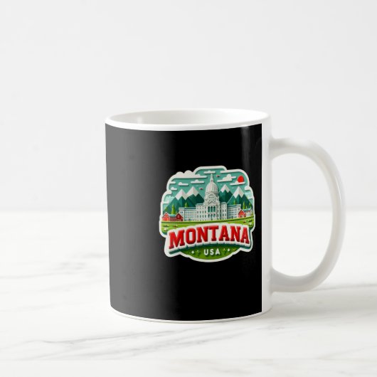 Mug Sticker Montana En Usa (Droite)