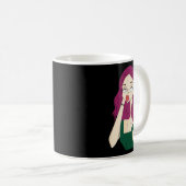 Mug Sticker pour fille divisée (Devant droit)