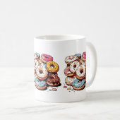 Mug Sticker transparent pour les donuts (Devant droit)