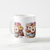 Mug Sticker transparent pour les donuts (Devant gauche)