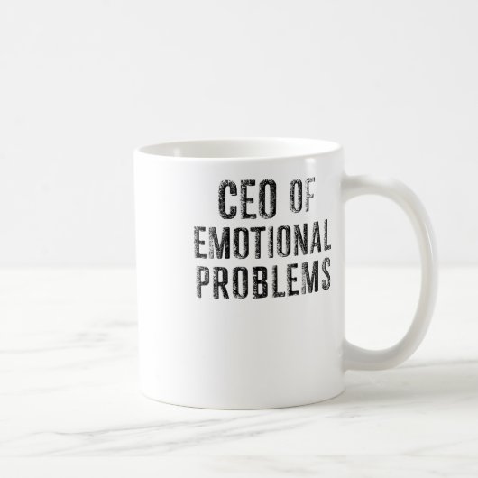 Mug Sticker vintage Pdg Des Problèmes Émotionnels (Droite)