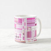 Mug Stickers Cutesy pour les amateurs de planificateur (Devant droit)