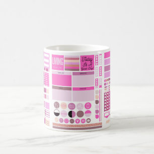 Mug Stickers Cutesy pour les amateurs de planificateur