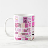 Mug Stickers Cutesy pour les amateurs de planificateur (Gauche)