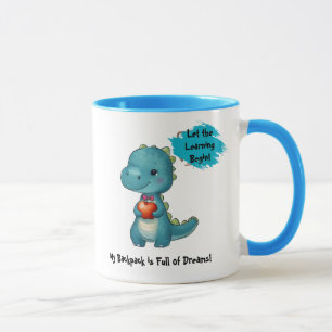 Mug Stickers sac à dos mignon Dino pour enfants