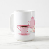 Mug Stickers Thé Rose (Devant gauche)