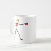Mug Stickman Boxe (Devant gauche)