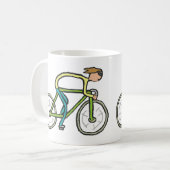 Mug Stickman cycliste (Devant gauche)