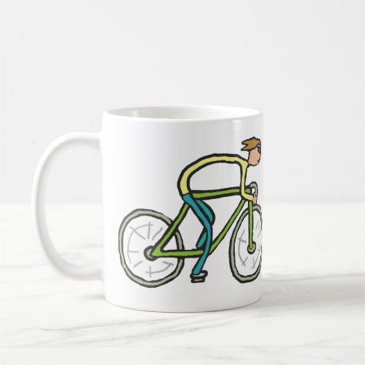 Mug Stickman cycliste (Gauche)